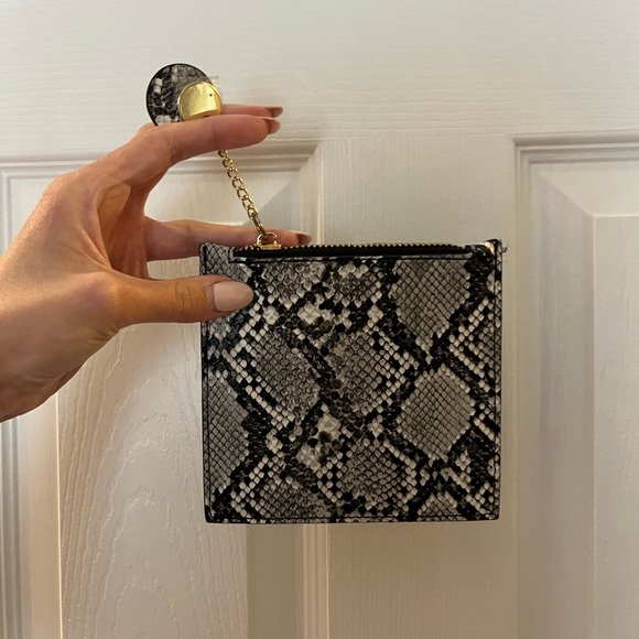 Call it Spring Snakeskin Crossbody Bag with Double Purse Compartments - Picture 7 of 8